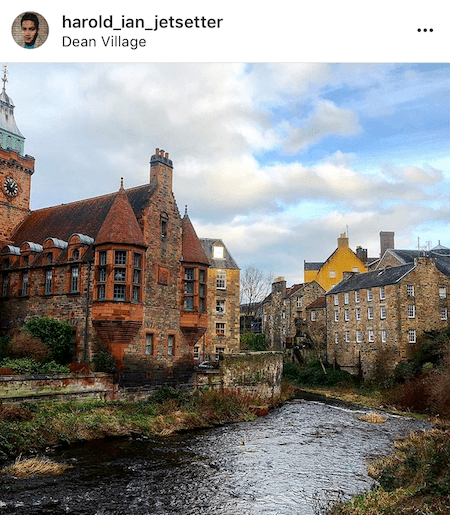 Edinburgh’s Fairytale Neighborhood Dean Village 1