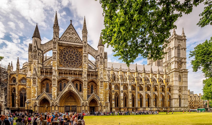 Panorama of Westminster Abbey London