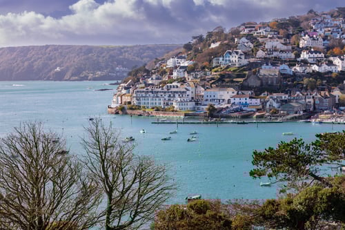 coastal view of south hams