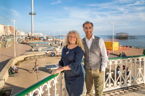 Vicky & Balbir at Brighton Pier