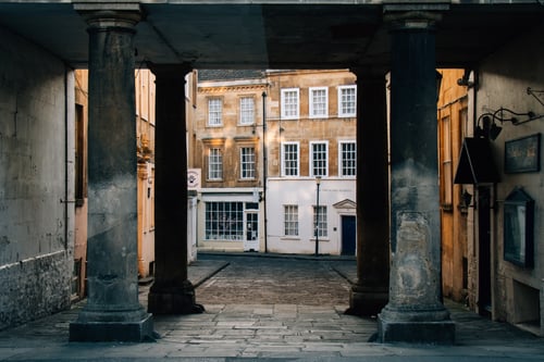 georgian street, Bath, Somerset