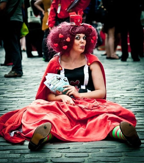 Edinburgh tourist attraction mime city