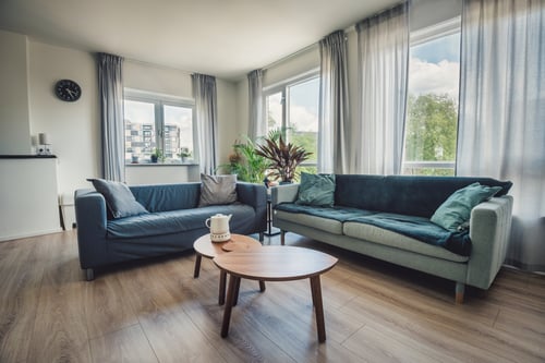 view of interior of Airbnb apartment